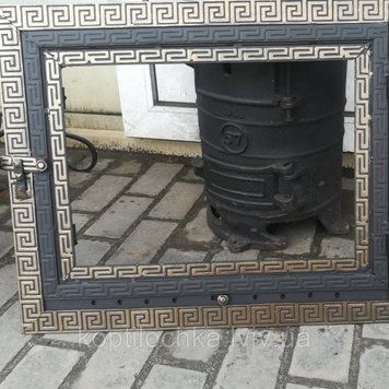 Дверка для камина, мангала со стеклом. 1109749762 фото