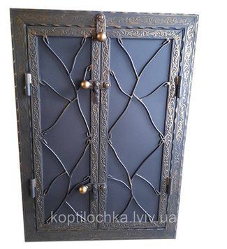 Дверцы для коптильни, барбекю, мангалы "Черный лес" 40*60 1377770804 фото