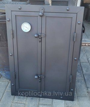 Дверка для мангала,коптильні "Велика кнопка" 40*60 утеплена 1804107044 фото