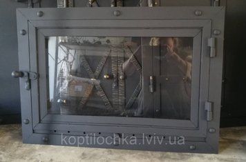 Дверка для каміна "Велика кнопка" 1053024956 фото