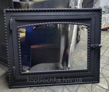 Дверцята для каміна "Кубік"любий розмір під замовленнчн 2099209786 фото